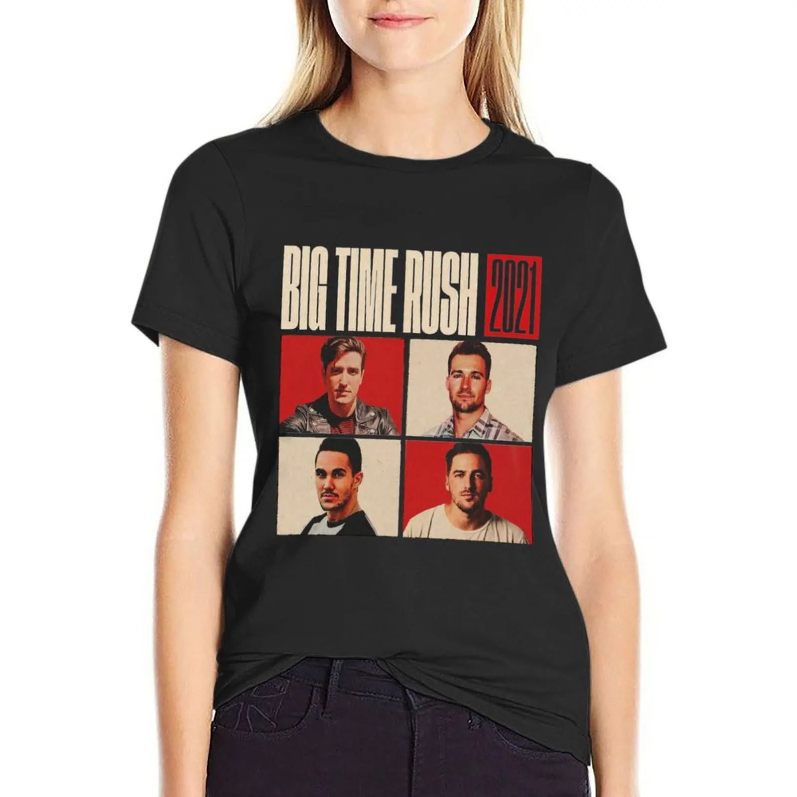 

Vintage Big Time Rush 2021 T-Shirt hippie clothes anime clothes aesthetic clothes Women's tops