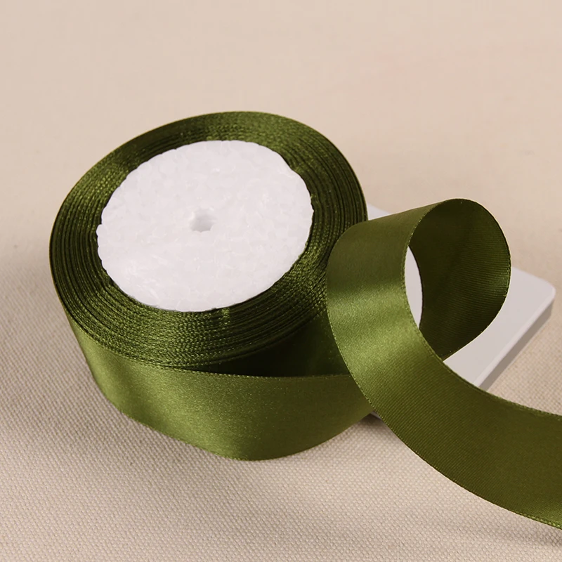 Army Green Olive Grass Green Peacock Christmas Ribbons Wedding Baby Shower Birthday Party Decoration 6-10-15-20-25-40-50mm