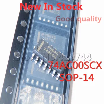 10 PZ/LOTTO 74AC00SCX 74AC00 SOP-14 SMD porta logica e inverter In Magazzino NUOVO originale IC
