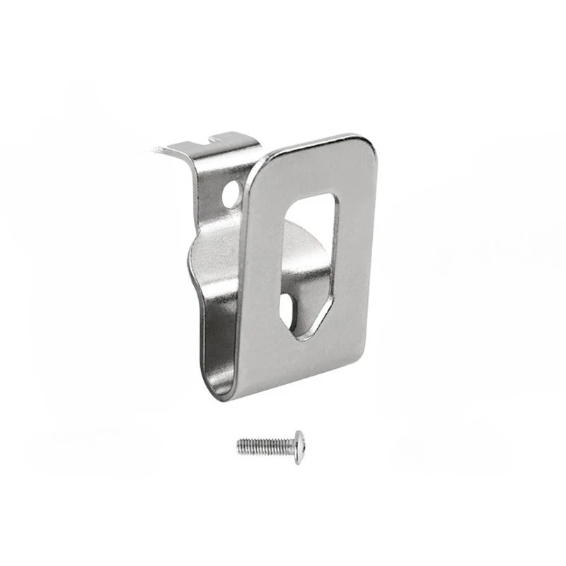 Stainless Steel Drill Hanger Hook,Power Tool Parts with Screws,Hammer Impact Wrench Belt Clip,Electric Drill Accessories for