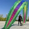 3D Leading 8/10/12m Square Fitness Dragon Dance Red Adult Chinese New Year Dragon Dances Ribbon Stage Performance Props 4
