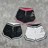 Mens Shorts Basketball Sports Training Jogging Gym Bodybuilding Slim Stripe Varsity Street Summer Beach 1