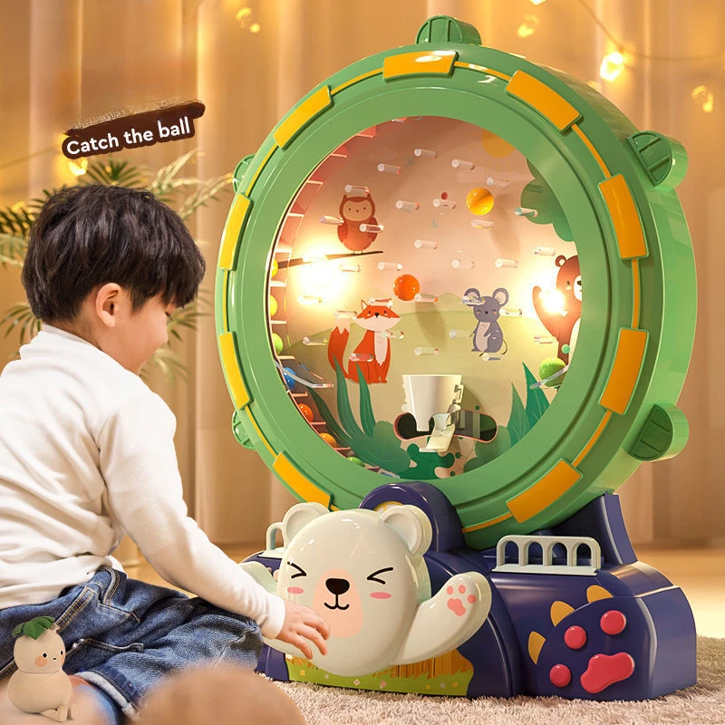 Claw Catch Toy Children Electric Ferris Wheel Pinball Toy Mini Claw Arcade Machine Desktop Game Bean Picker Toy