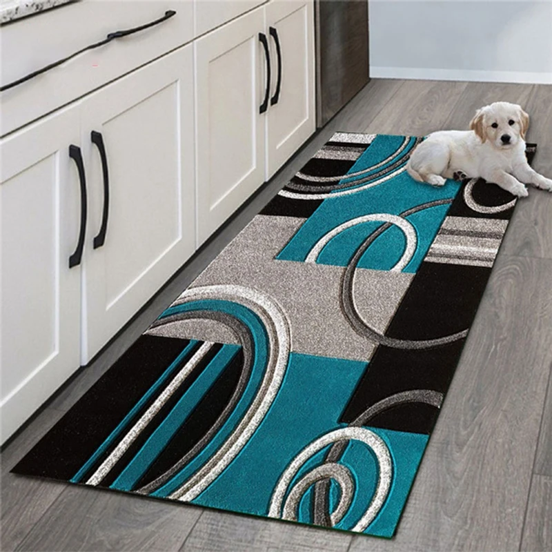 Nordic Washable Kitchen Mat Floor Long Hall Carpet for Bathroom Entrance  Doormat Rugs Baths Bath Rug Mats Bedroom Flooring