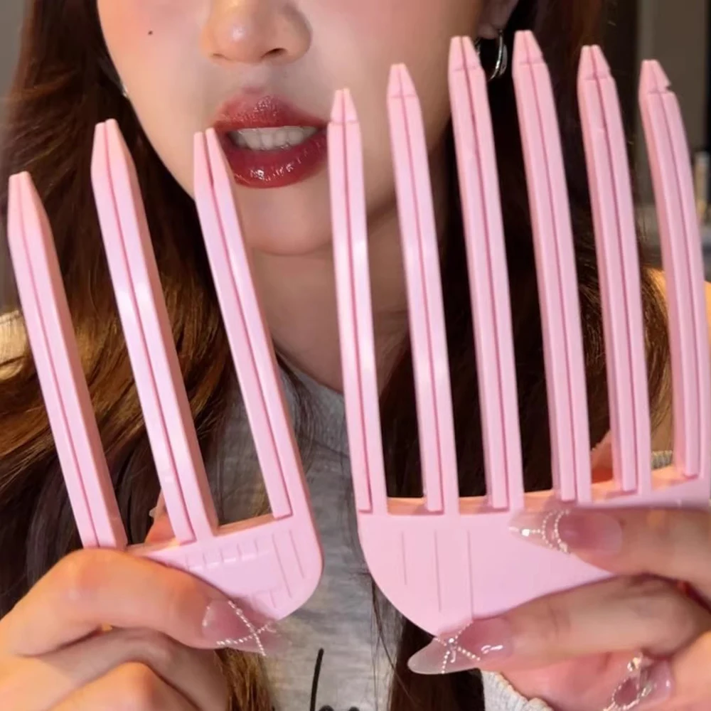 Portable 3/6Teeth Fluffy Hair Roots Clips Comb Lazy Hair Top Styling Curling Barrel Korean Hairs Clip Volume Wind Sculpting Comb hair styling tool