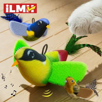 Interactive Hanging Bird Cat Toy 1