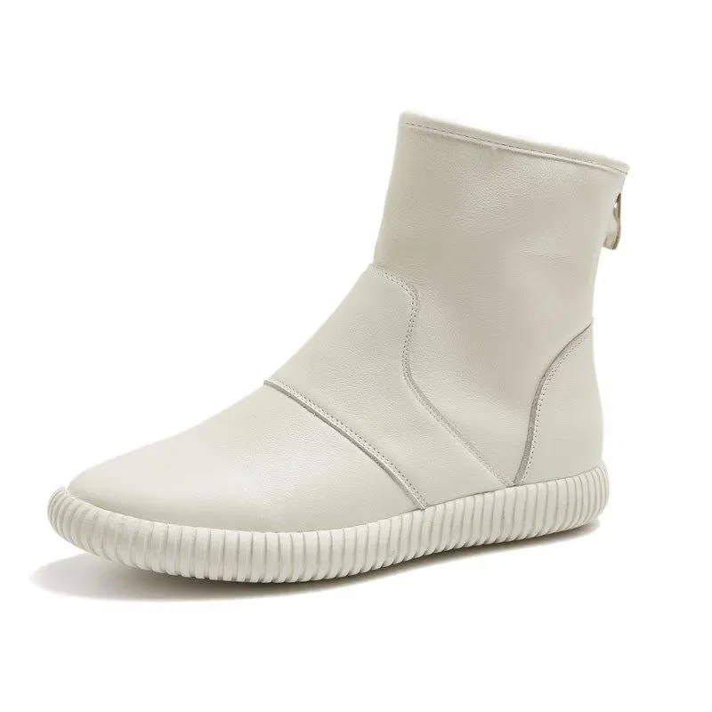 

Spring and Autumn New NewBoots Women's Single Boots British Style Breathable Boots Ankle Boots