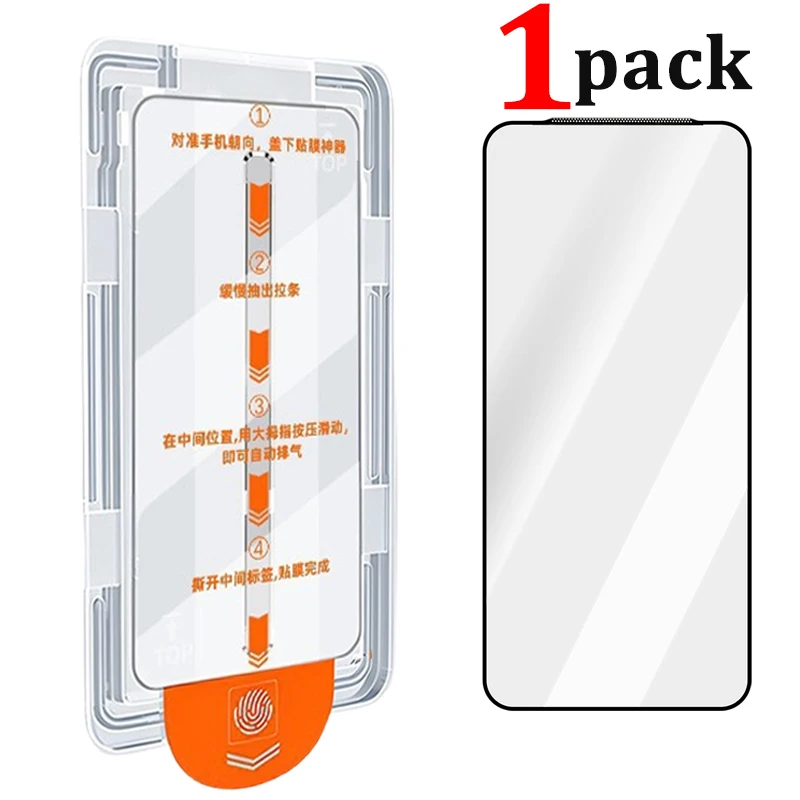 Einfache Installation, staubfreier Displayschutz für iPhone 17 Pro Max/17 Pro/17 Air 16 Pro Plus, kratzfeste Filme aus gehärtetem Glas