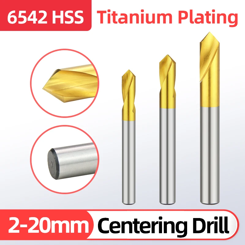 Spot Drill HSS Carbide Stub Center Bit 60 90 120 Degree 120mm Chamfer Location Prepare Guide