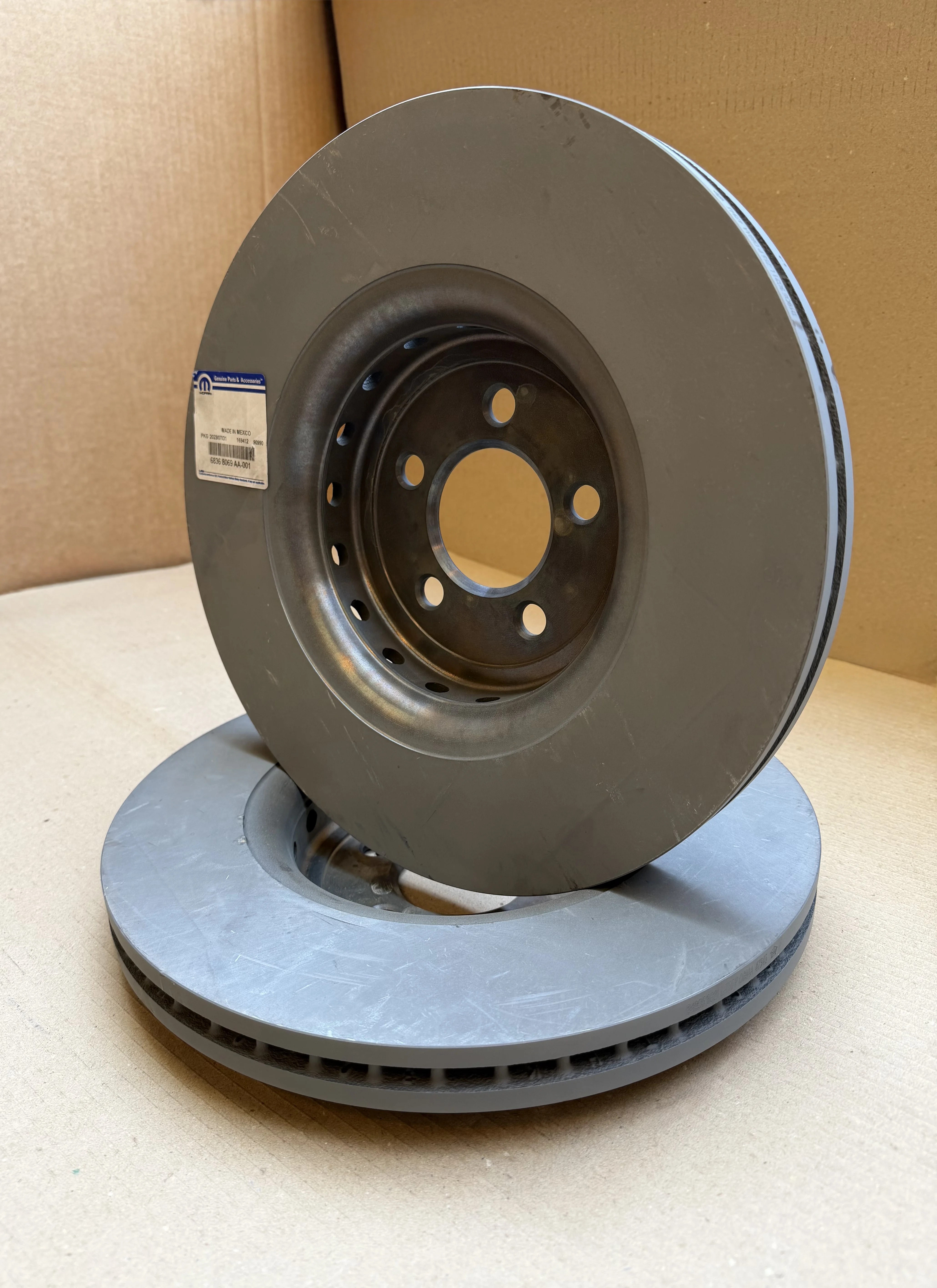 피아트 124 스파이더(1966-1985) 자동차 브레이크 디스크용 MOPAR 카본 재생 기계 스테이터 및 로터 변환 키트-신품 도매