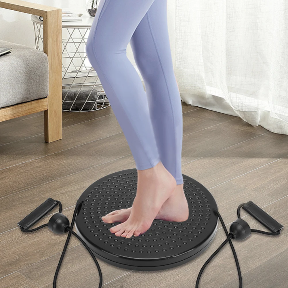 Waist Trainer Twisting Disc Handles Ab Twist Waist Disc Board Massage Foot Sole Slimming Balance Rotating
