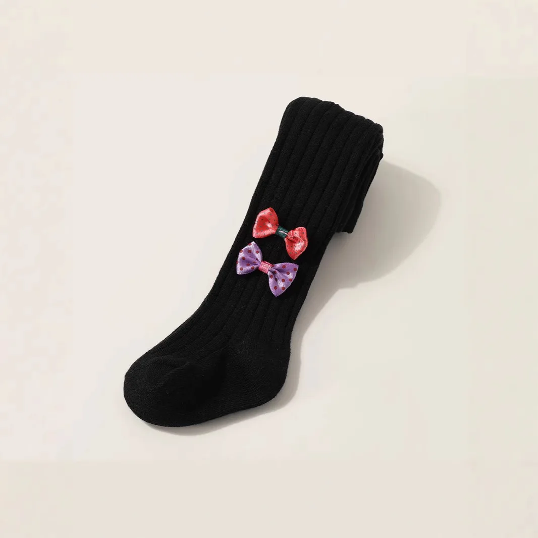 3PCS Children Girl Pantyhose Knitted Leggings Spring Autumn Clothes Elastic Waist Cute Stockings Slim Socks Tights Baby Items