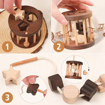 Geometric Shape Puzzles - Wooden Toys 4