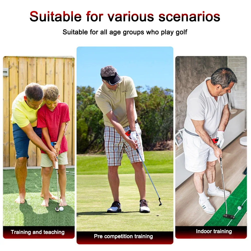 Golf Putter Cube EVA Sponge Putter Wrist Holder Assisted Fixer Golf Putter Practice Aids for Beginners Equipment Pose Corrector