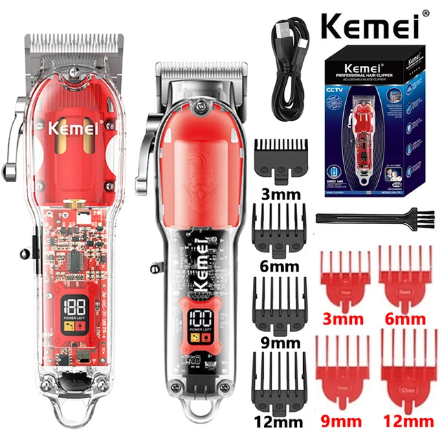 Kemei Rechargeable Hair Cutting Machine: A Versatile Cordless Trimmer for Professionals and Home Use