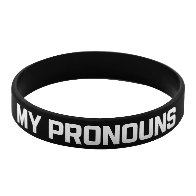 My Pronouns Are U/S/A Wristband