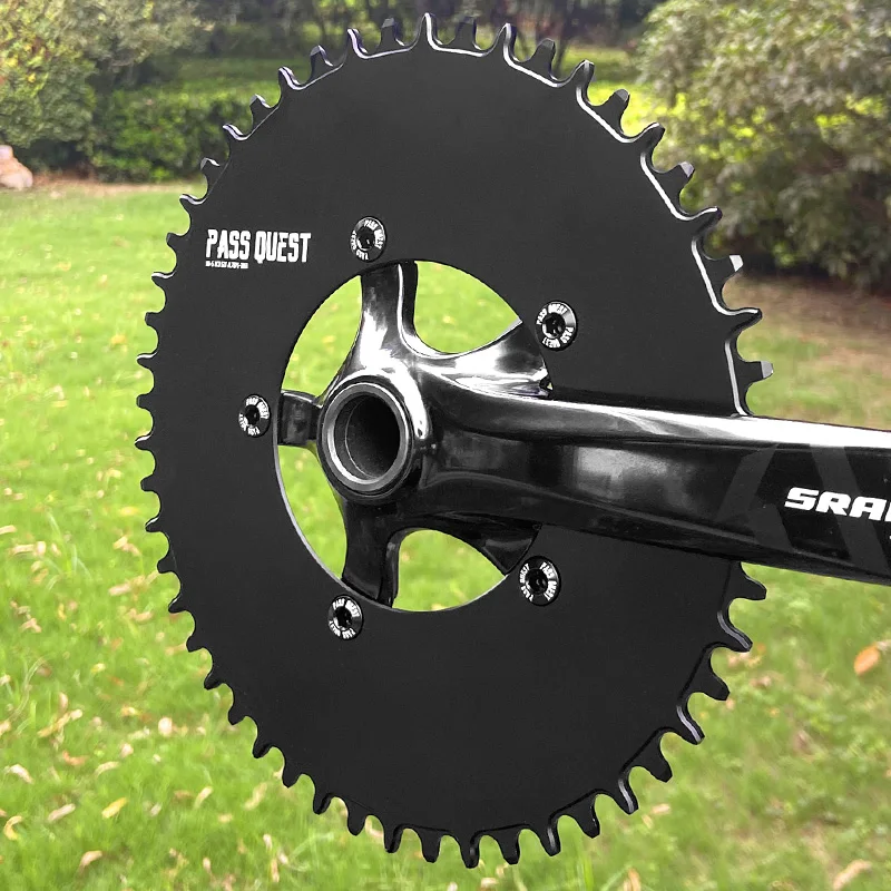 Pass Quest 110Bcd Ovale Rennrad Geschlossen Disc Monolitische 58T Fahrrad Kette/Kettenrad Sram Kurbel Rot Apex 3550