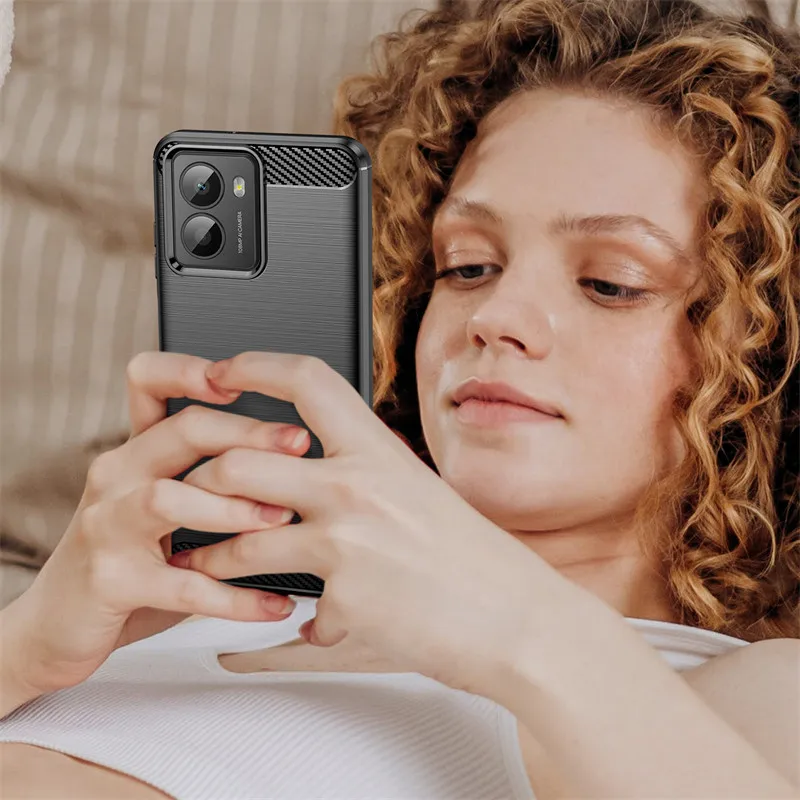HMD Fusion Shockproof Brushed Anti-Slip TPU Silicone Phone Case