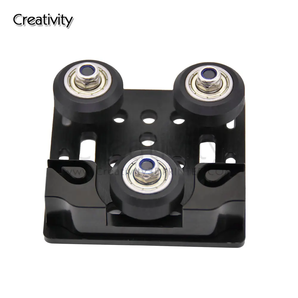 Openbuilds V Gantry Plate 2020 V-Slot X-Axis Aluminum Profile Slider Plate With Buckle Pulley For Tevo Tarantula Tronxy X3