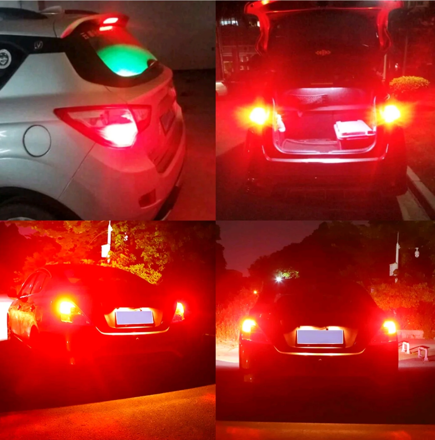 Advanced 2025 LED Red Canbus Brake and Tail Light Bulbs