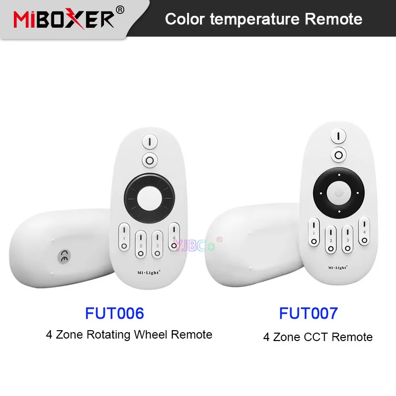 Miboxer 2.4G 4 Zone Color temperature LED Controller Rotating Wheel Remote 3V dimmer Switch work for Milight CCT Series Light wheel 360° rotating pen holder large capacity solid color pencil storage box desktop organizer school office stationery