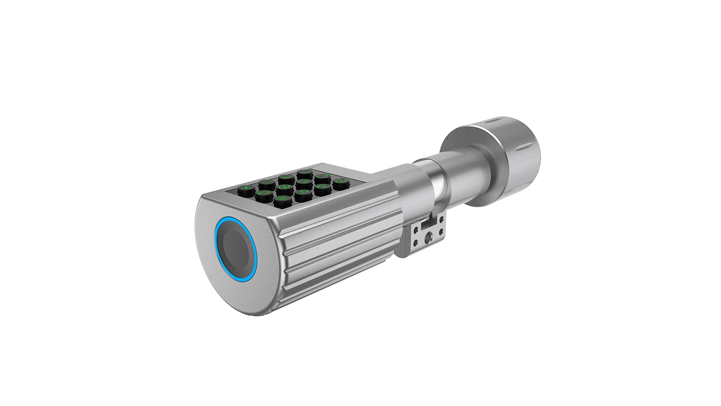 Fingerprint Swiss Smart cylinder lock Password NFC RFID Card TTlock Alexa Google home Replace DIY digital door lock
