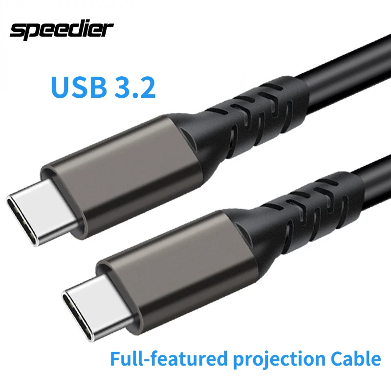 Cable 3,2 tipo C macho a macho, 20Gbps, 100W, carga rápida, 5A, entrega de energía con de vídeo 4K 60Hz|Cable de cámara| - AliExpress