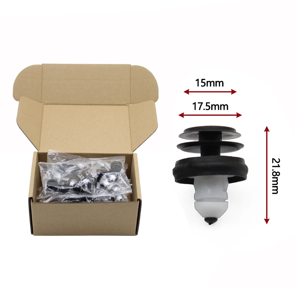 Clips de panneau de garniture de porte pour BMW, série 3, 5, 6, 7, F30, F31, E46, E90, E39, Bery X5, X6, 10 pièces  34