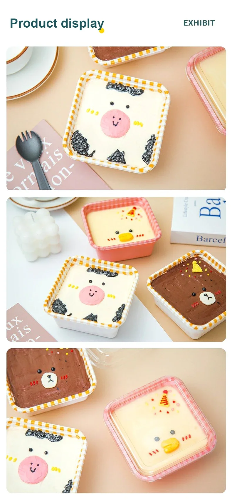 Disposable Lunch Boxes with Lids, Food-Grade Plastic Bento Containers for Vegetables, F... - SKU DLBL1545 - UGI Packaging