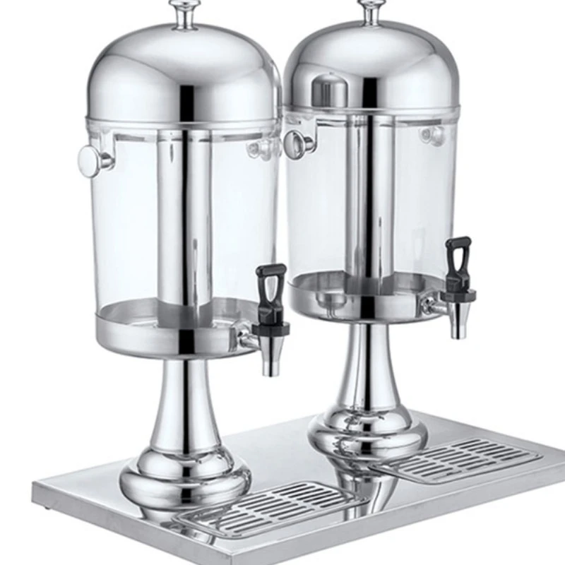 

Commercial juice machine transparent stainless steel faucet single and double head buffet milk cold drink machine beverage