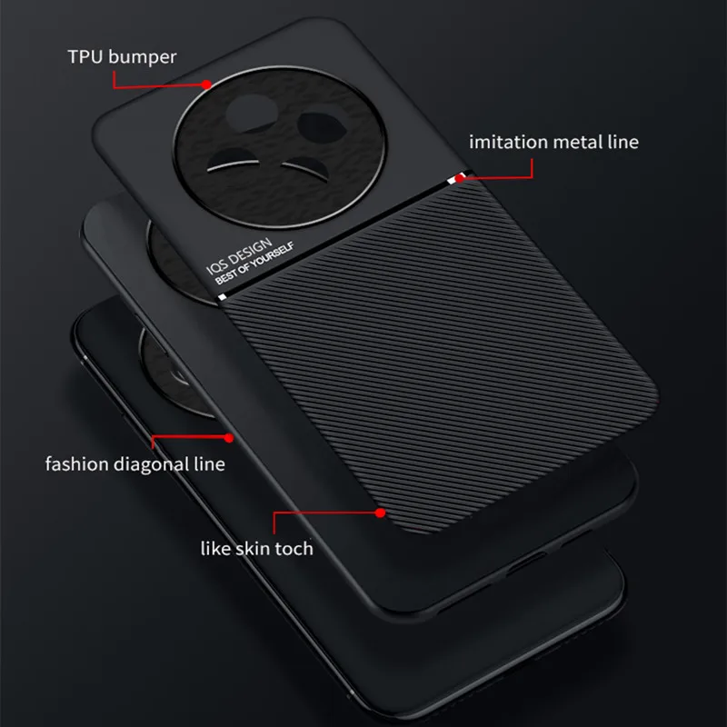 Rugged Protective Phone Case with Built-in Car Magnetic Holder