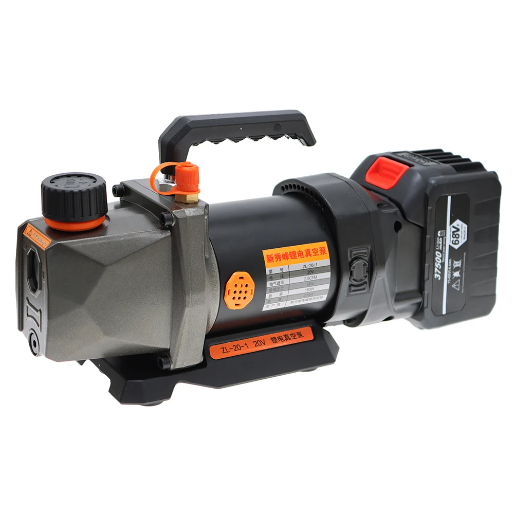 

2.5CFM refrigerant vacuum pump 1/4 automotive intake cooling Makita 21v battery 1/2HP household air conditioning ZL-20-1