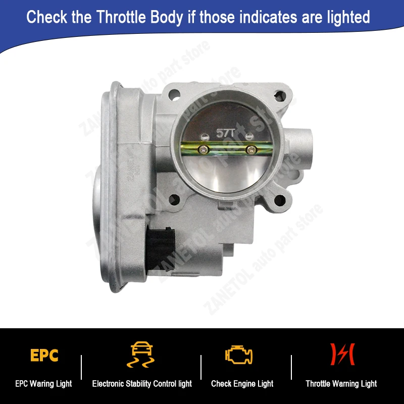 ZANETOL Throttle Body Assembly Parts For CHRYSLER SEBRING 2007~2010 for DODGE AVENGER 2008~2014 68420395AB 4891735AC 4891735AD