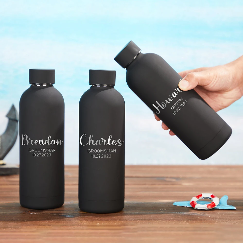 Engraved Father's Day Thermo Water Bottles