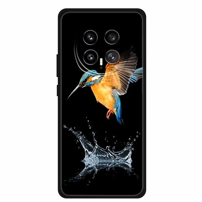 Shockproof Black Silicone Phone Case - Soft and Durable Back Cover