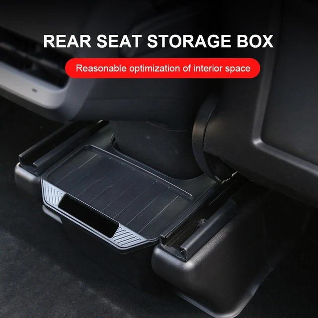 Car ABS Rear Back Middle Storage Box Holder for Tesla Model Y 2020-2023: Practical and Efficient