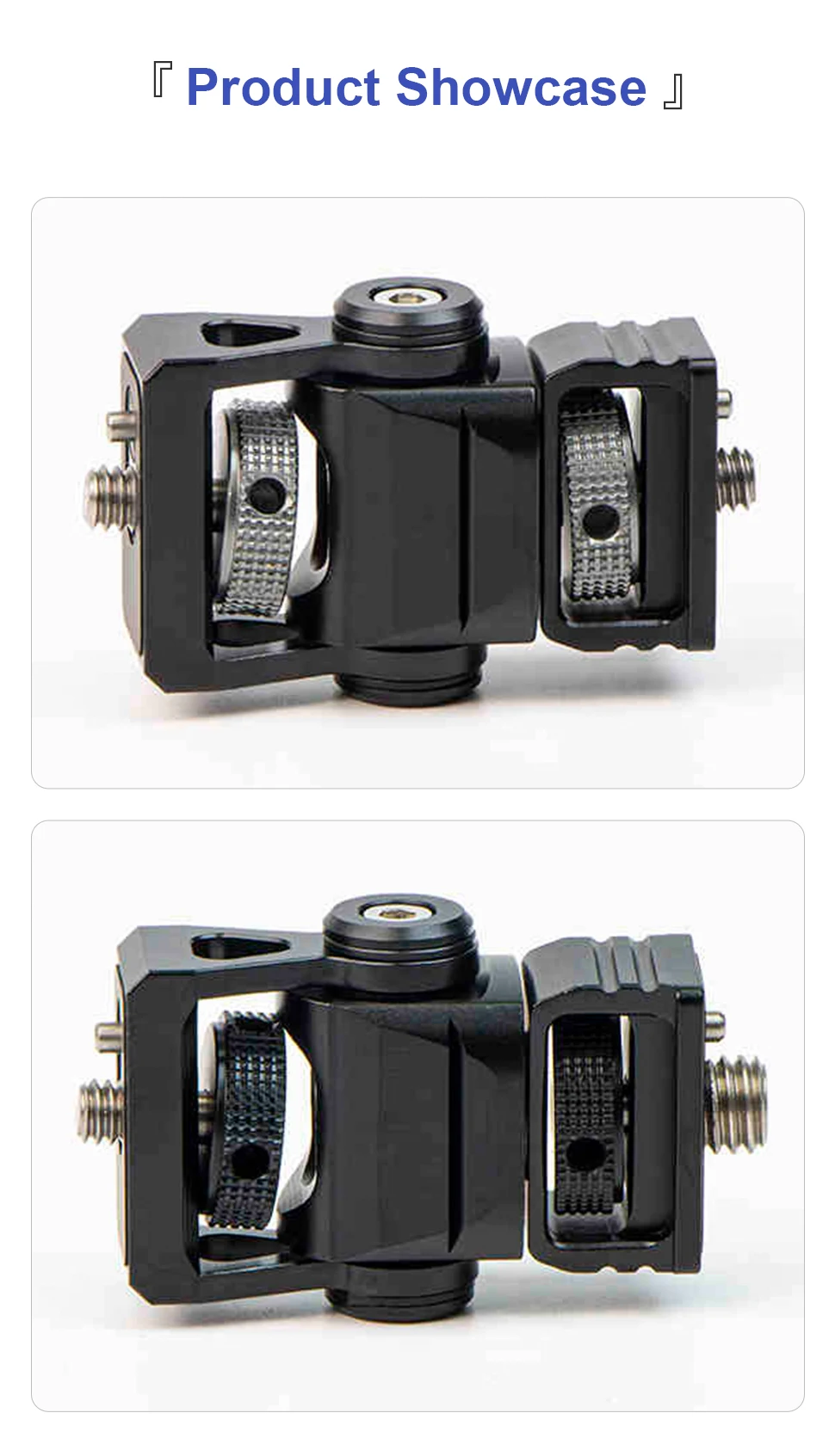 Mini Monitor Mount Holder Tripod Monopod Bracket Swivel and Tilt Adjustable for