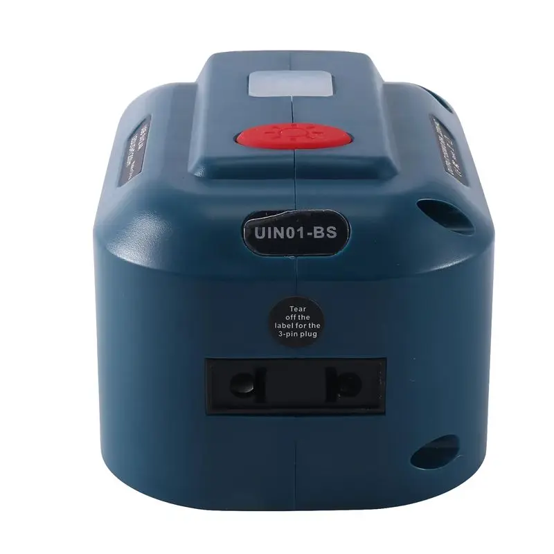 ABAH-18V 리튬 배터리 휴대용 전원 인버터 BOS220V용 듀얼 USB LED 라이트 토치가 있는 인버터 발전기용