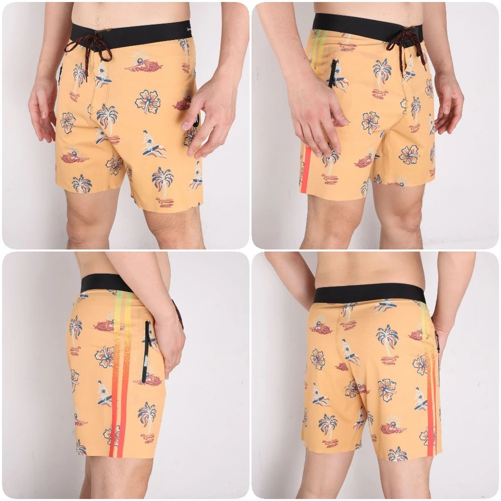 Men's Shorts Board Shorts Beach Shorts bermuda masculina #Quick-drying #US size #Plastic Logo #1 Pocket #High Stretch #A5