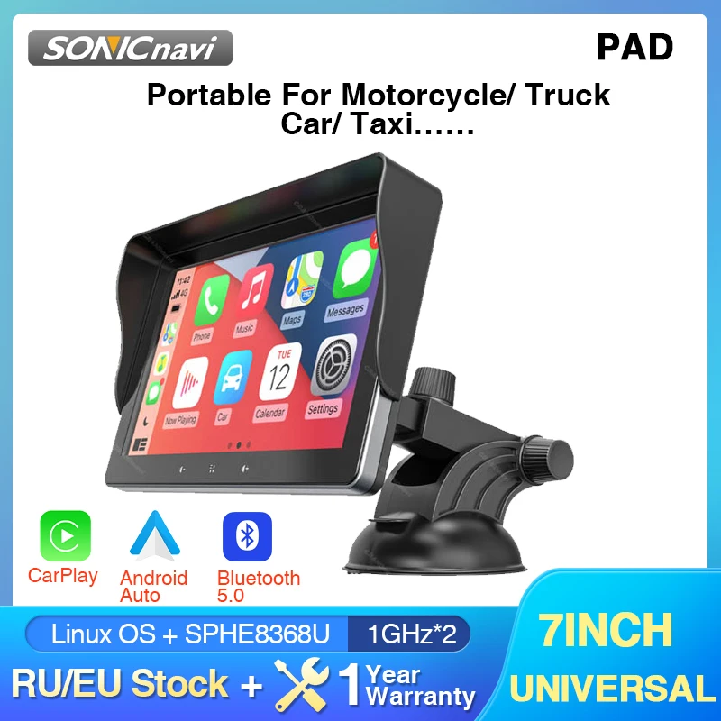 Akamate 1Din 2Din 7 Pollici Autoradio Universale Carplay Android Auto Multimedia Player Bluetooth Wifi Touch Screen Per Toyota Nissan