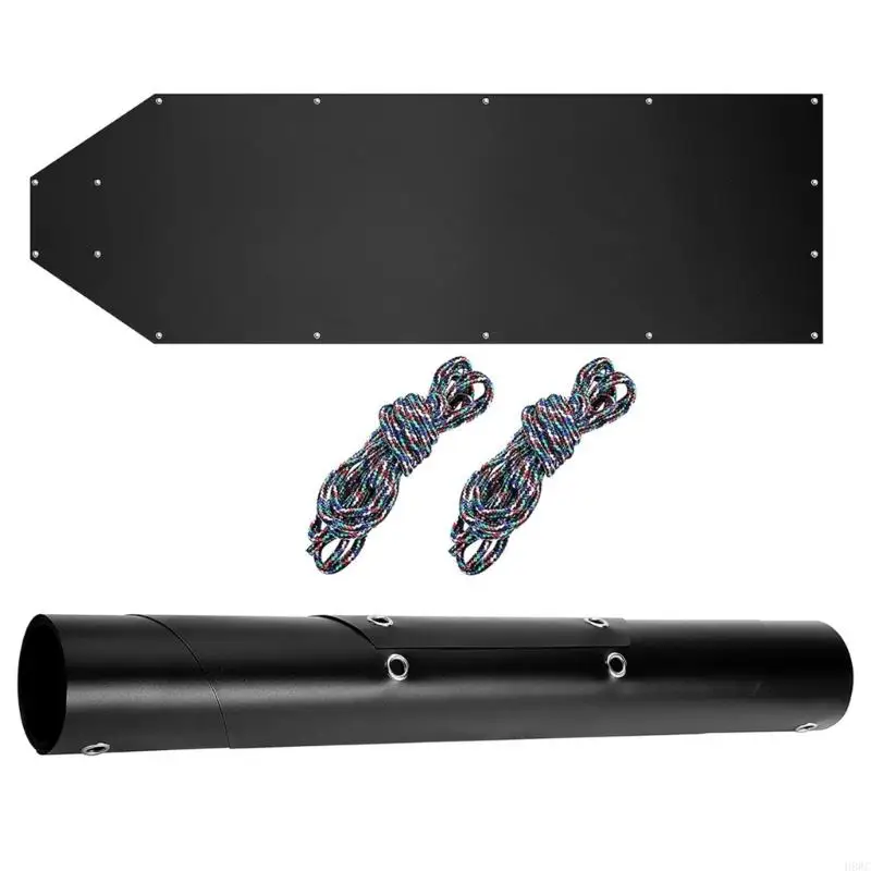 H8WC Portable Ice Fishing Sled Deer Drag Sled for Ice Fishing, Hunting Game Durable