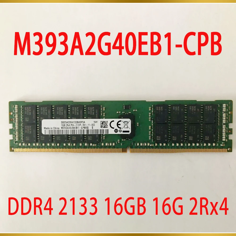 For Samsung RAM DDR4 2133 16GB 16G 2Rx4 PC4 2133P Server Memory M393A2G40EB1 CPB