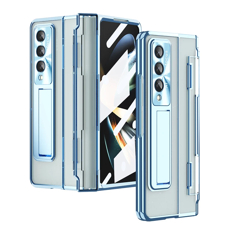 

Защитные чехлы с откидной крышкой для Samsung Galaxy Z Fold 3 Fold 4 5G Clear