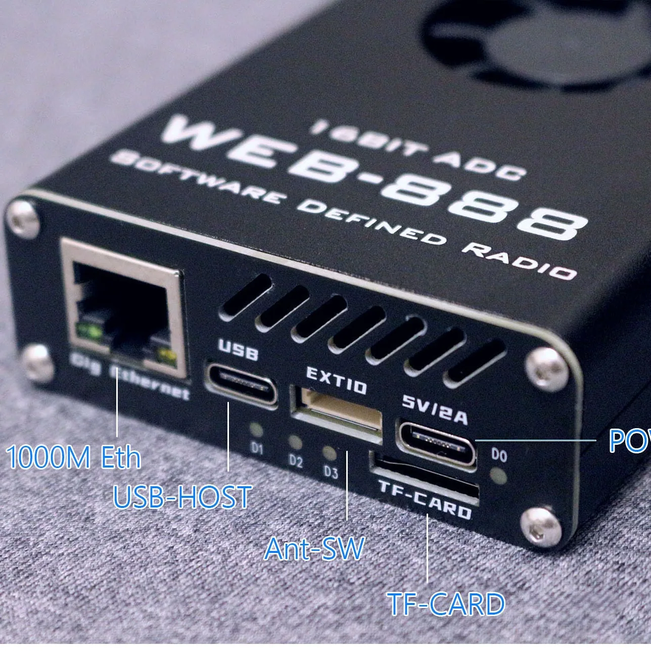 New Web-888 16bit ADC 62M Bandwidth DDC Web SDR 3