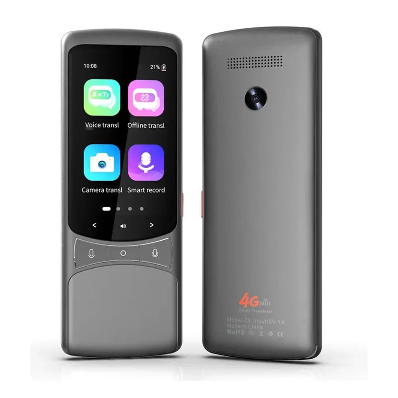 

New Z3 Intelligent 4G Voice Translator Support 134 Languages Photo Recording Translation WIFI Smart Translation Business Travel