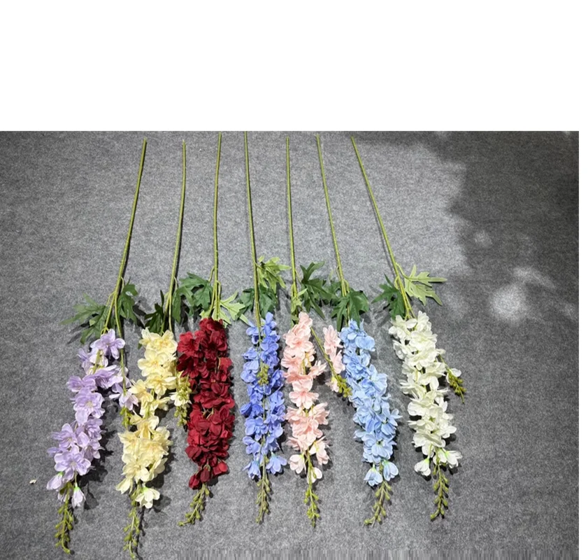 Simulierte Blume, doppelköpfig, zwei gegabelte fliegende Schwalbe, Straße, Blumenattraktion, Hochzeit, Heimdekoration, Blume, 10 Stück