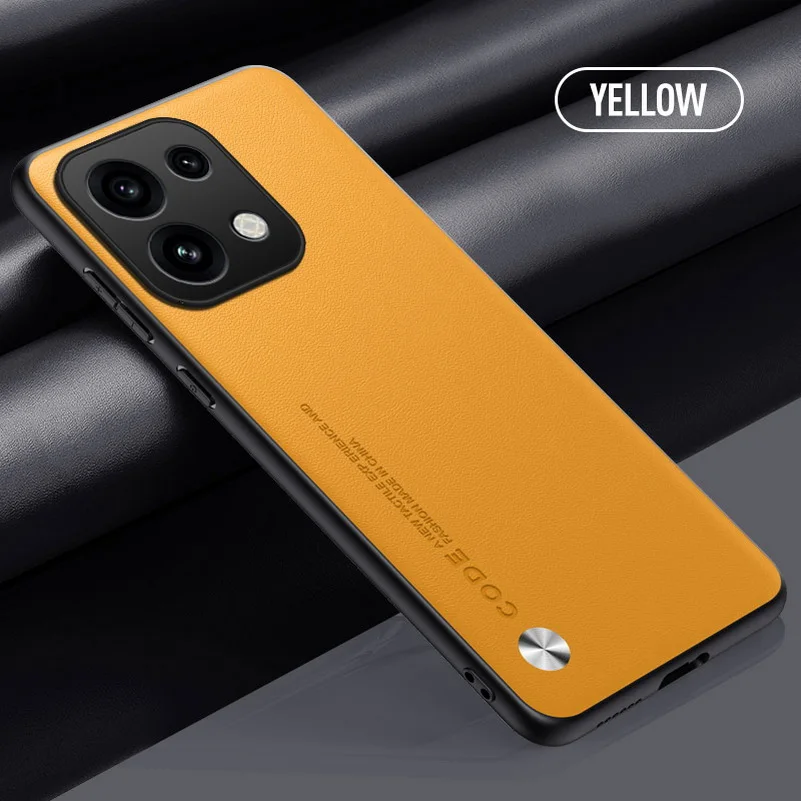 Premium Slim Protective Leather Case - Elegant Plain Design