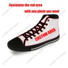 Japanese Anime Initial D High Top Sneakers Mens Womens Teenager High Quality Canvas Sneaker Casual Couple Shoes Custom Shoe 5