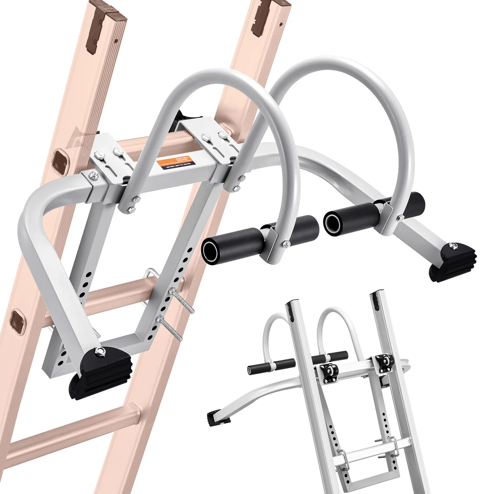 Ladder Stabilizer 2 in 1 Extension Wall Ladder Standoff Hook Roof Ridge Accessories Horizontally and Vertically