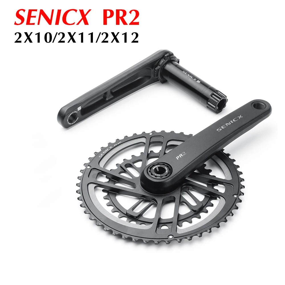 SENICX PR2 Manivela de bicicleta de estrada GXP Pedaleira 165 172 175mm senicx-pr2-manivela-de-bicicleta-de-estrada-gxp-pedaleira-165-172-175mm
